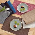 tapis table rectangle lin respectueux environnement isolation thermique facile nettoyage hygiène