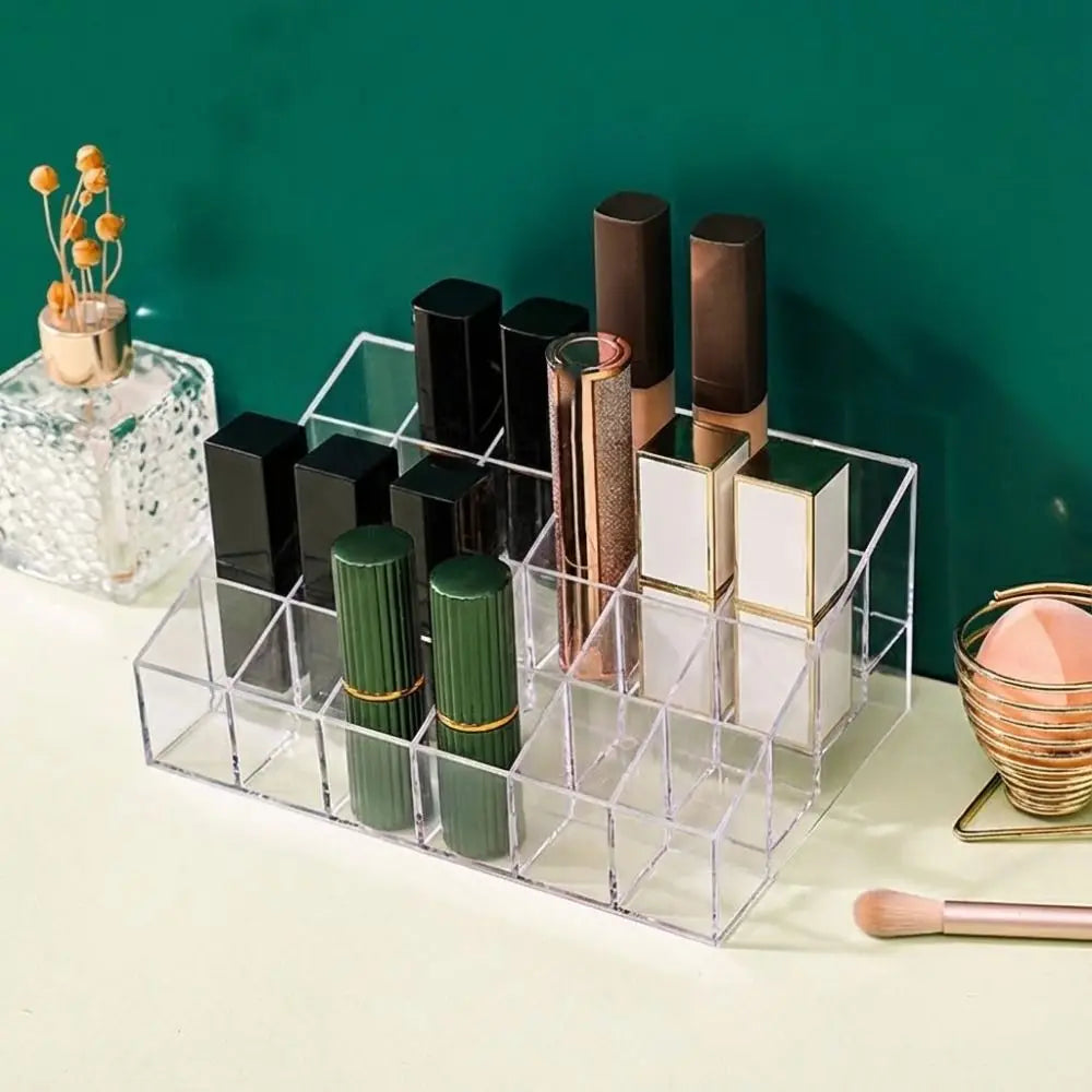 présentoir maquillage boîtes transparentes moderne 36 compartiments acrylique rechargeable