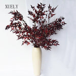 décoration murale branche artificielle bamboo soie rouge vert moderne minimalisteextérieur mariage anniversaire