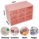 boîtes rangement tiroirs transparents compartiments petits objets boîte murale étudiants organisation accessoire maison