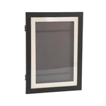 cadre photo bois noir géométrique moderne fixation pouces pouces transparent adulte unisexe