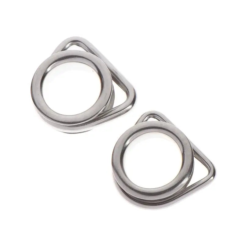anneau métallique argenté lisse protection solaire extérieur quatre saisons inoxydable unisexe moderne quincaillerie thuyền