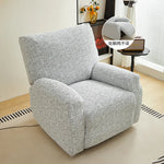 housse fauteuil inclinable extensible chenille beige clair protection canapé moderne lavable