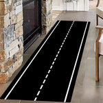 tapis sol motif route couleur noire blanche rouge jaune bleue moderne entrée chambre prièreextérieur