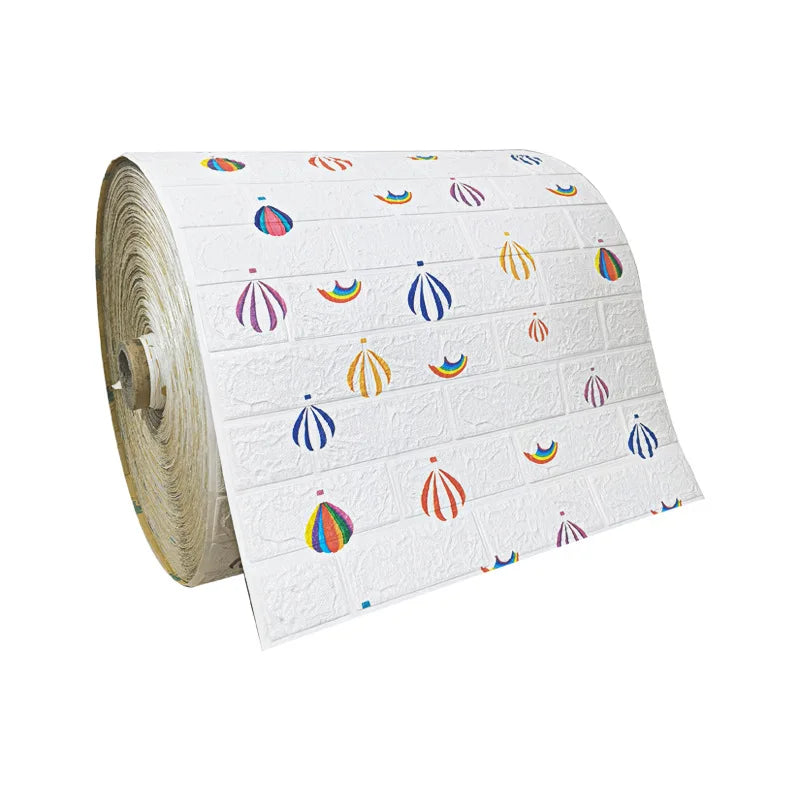 stickers muraux 3D brique animaux princesses châteaux cœur étoile moderne