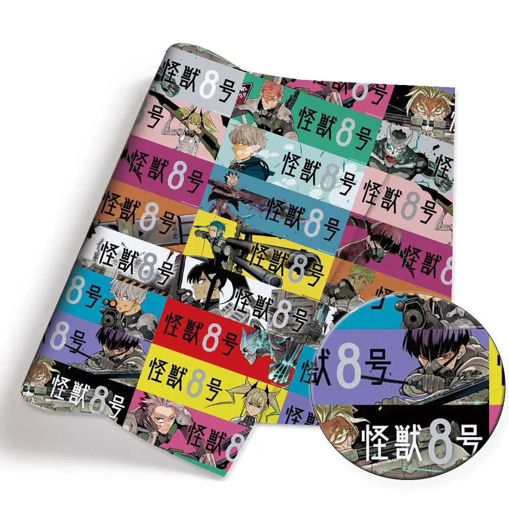 tapis souris informatique coton imprimé personnages animés multicolore pop art moderne