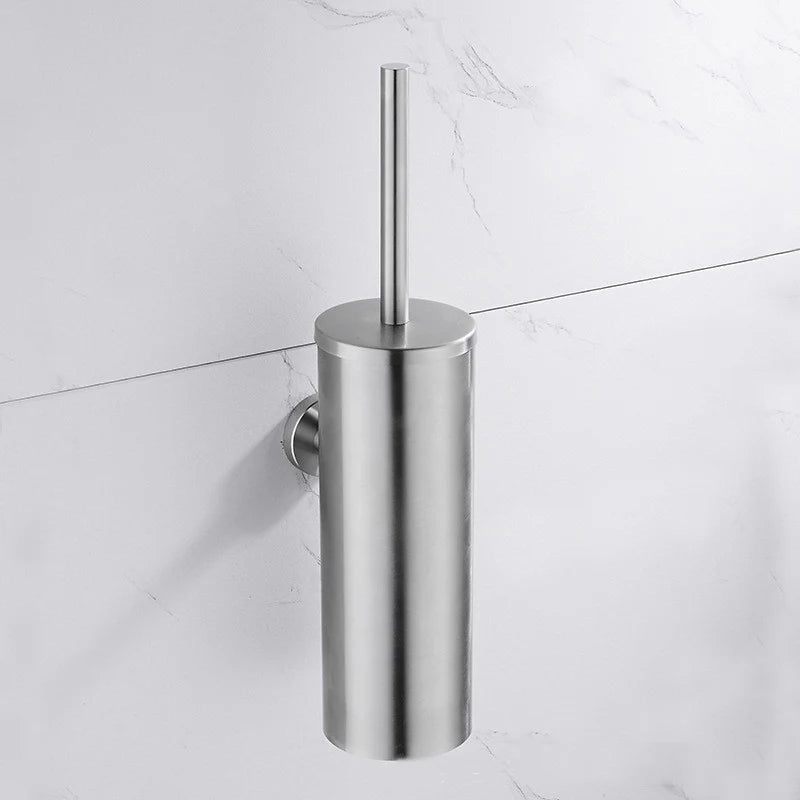 brosse wc or noir argent moderne adhésif conteneur pièces montage durable inoxydable