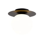 lampe moderne sphérique noir doré minimaliste éclairage intérieur chambre salon