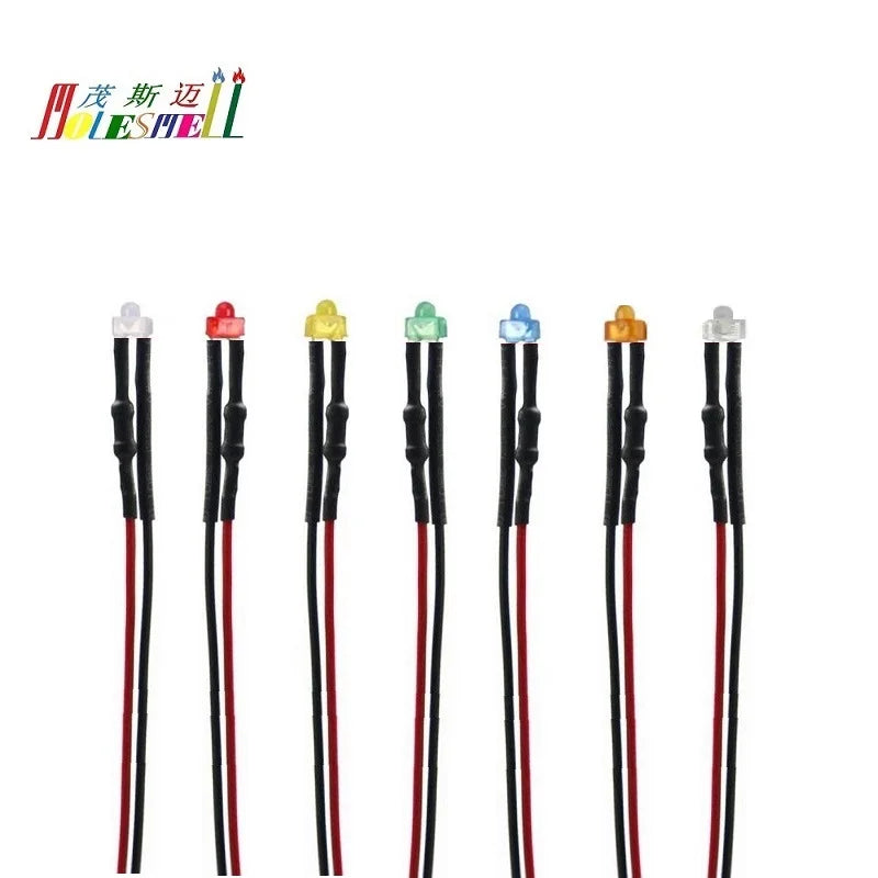 ensembles diodes led 12v rouge jaune vert bleu orange simples modernes pré câblées
