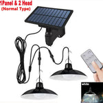 lampe solaire moderne noire télécommande panneau solaire intégré autonome deux lumières abs lithium