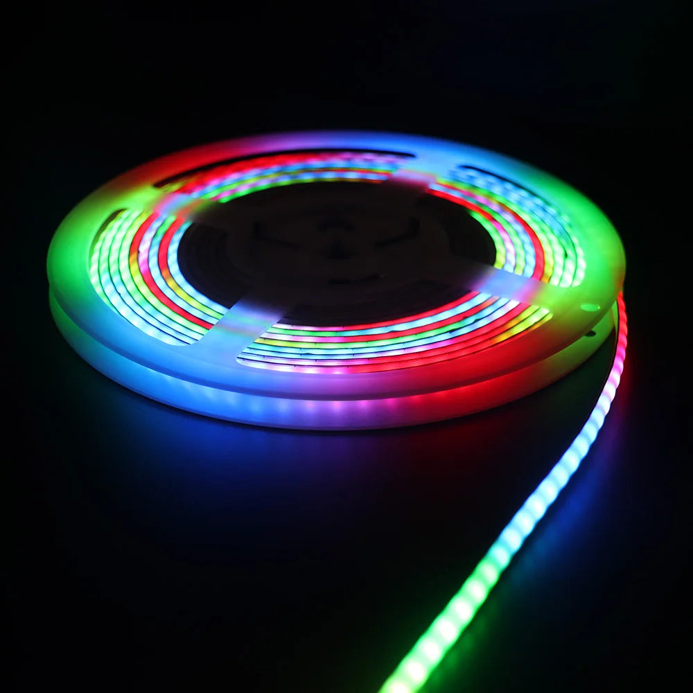 ruban led rgb 160leds 5v 12v flexible moderne connecteur câble rouge vert bleu blanc