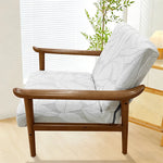 housses fauteuil moderne polyester imprimé feuilles marbre blanc gris bleu vert opaques
