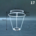support lampe moderne grille fleurs blanc opacité bricolage fixations invisibles abat jour