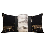 coussins imprimés animaux tigre léopard noir contemporains décoratifs sofa chaise voiture 50x50cm 45x45cm