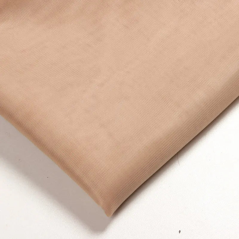 tissu polyester acrylique respirant moderne élégant translucide beige blanc noir rose pâle bleu fine