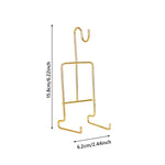 support vaisselle or filigrane moderne assiettes tasses cuillères réutilisable métal organisateur décoration cuisine