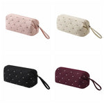 Sac main rose clair noir beige bordeaux quilted moderne élégant poignée amovible réutilisable polyester