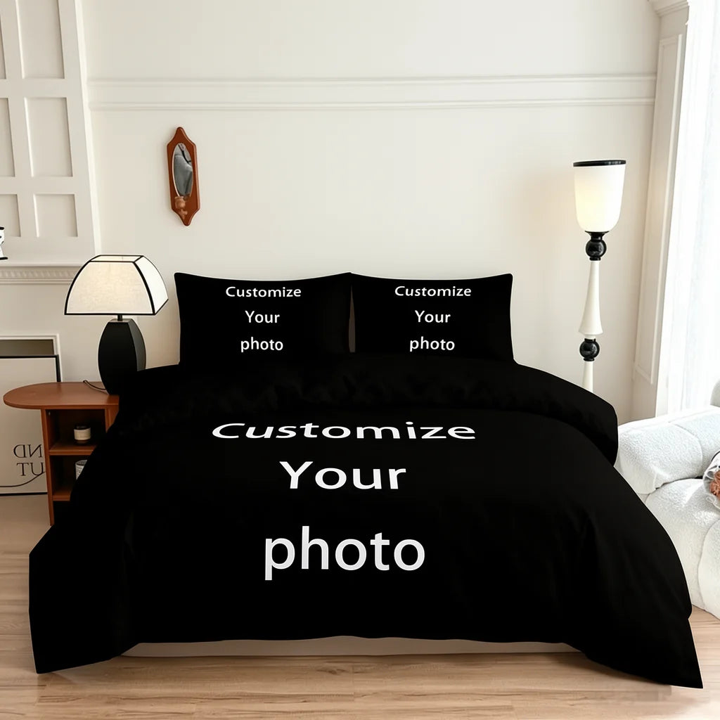 parure lit moderne imprimée texture cuir noir ultra soft confortable maison durable