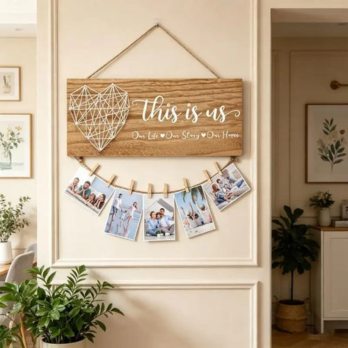 panneau décoratif mural rustique moderne bois naturel blanc gravure ajustable pince boisSuspension corde chanvre