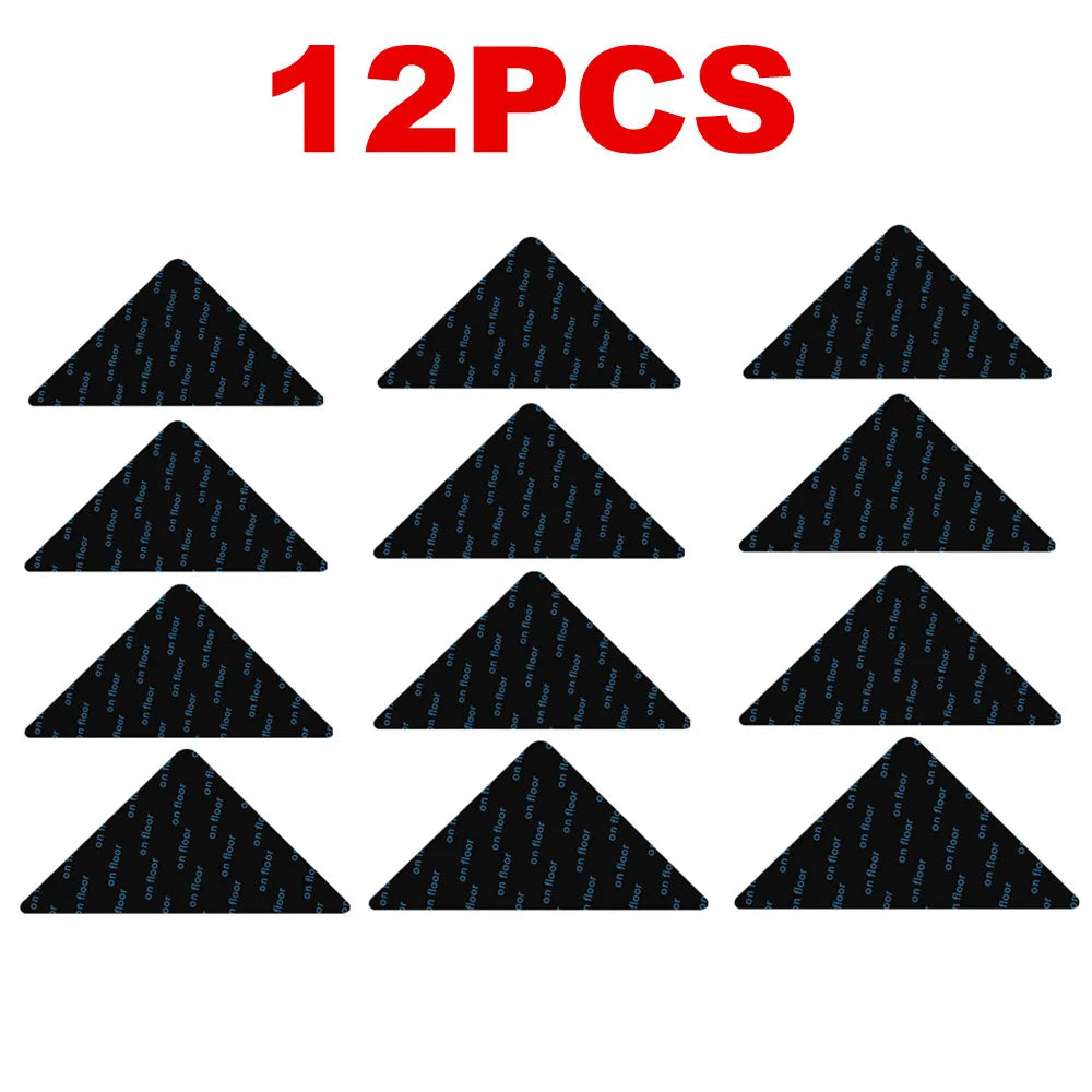 patins antidérapants tapis adhésifs noir blanc beige rouge texturés moderne utilitaire 24pcs