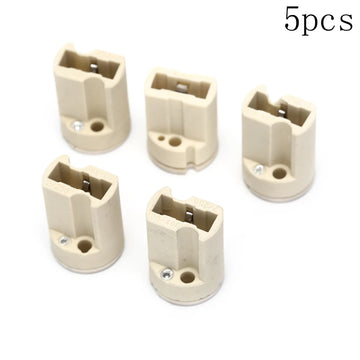 culots lampe beige crème lisses gravés industriel fixations visibles pack pièces