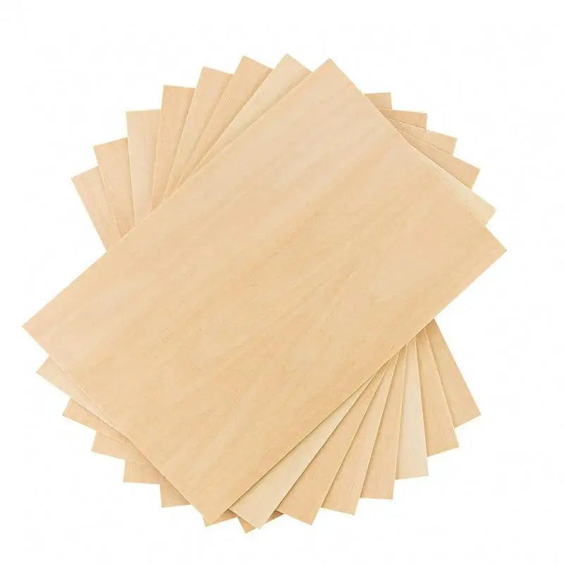 planches tilleul bois finies 15x10cm rustiques 2mm inachevées 10pièces artisanat