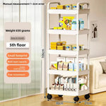 chariot rangement moderne 360° rotatif blanc noir multifonctionnels roulettes rangement cuisine