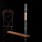 bâtonnets d'encens bois agarwood parfum aromatique traditionnel motif montagnes rouge bleu vert
