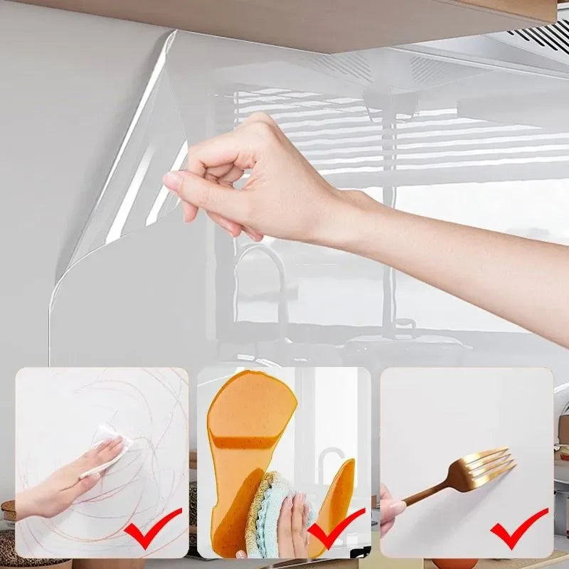 film protecteur adhésif transparent moderne rouleau gant nettoyage 45cm 60cm adaptable salon chambre
