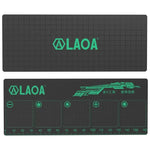 tapis magnétique rangement vis noir quadrillé compartiments réparation électronique industrielle utilitaire bricolage maison