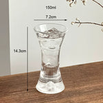 verre boisson moderne 150ml transparent effet ombré gris minimaliste occasion noël valentin mariage