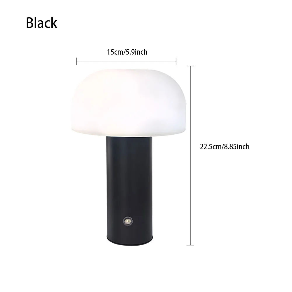 lampe table moderne rechargeable led 5v blanc orange vert noir touch switch bas haut