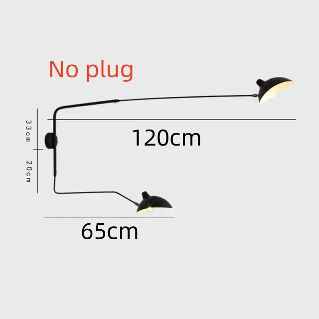 suspension lampe moderne noir métal têtes têtes ampoules câbles 90 260v 249 2000lm