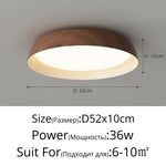plafonnier moderne led lumineux bois clair opaque minimaliste suspension chambre