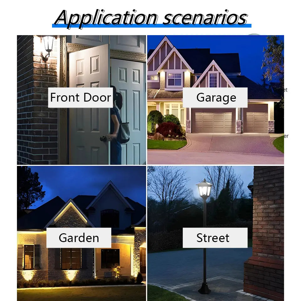 ampoules led detecuteur mouvement auto intelligent infrarouge blanc mat moderne e27 6w 9w 12w