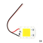 module led 20w 30w 50w blanc full spectrum adhésif câbles noirs rouges moderne éclairage