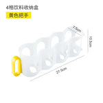 organisateur réfrigérateur transparent moderne canettes bouteilles clipser étagère stockage minimalisteporte boisson multifonctionnel