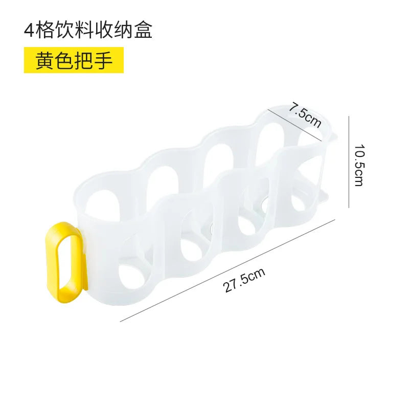 organisateur réfrigérateur transparent moderne canettes bouteilles clipser étagère stockage minimalisteporte boisson multifonctionnel