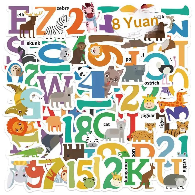 autocollants lettres vintage multicolores relief opaques adhésif scrapbooking journal décoration carnet artisanat DIY alphabétique