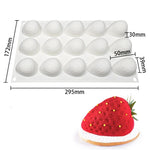moules silicone fruits rhubarbe pomme poire fraise gâteau décoration bakeware modernes cuisine écofriendly