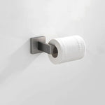 accessoires salle bain gris étagère serviettes porte savon moderne minimaliste porte soucoupe porte sèche