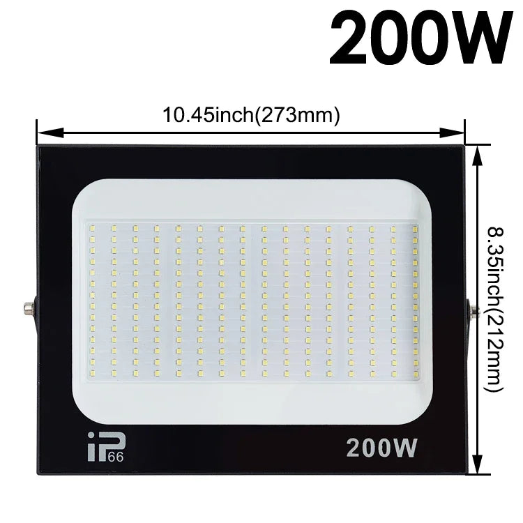 projecteurs led exterieurs modernes 100w 150w 200w ip65 garage sport rue