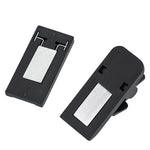 lampe lecture rechargeable led noir argenté clip port usb moderne