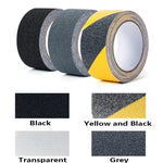 ruban adhésif antidérapant texturé noir jaune gris transparent escaliers étagères utilitaire
