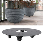 plateforme mobile plantes roues verrouillables noirs industriels assemblage roulettes silentiales resistant eau intemperies