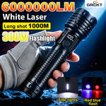 torche rechargeable led ultra puissante 300w lumineuse survie camping travail