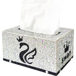 boîte mouchoirs moderne diamants géométrique fleurs adhésive couleur multiple decoration maison fournitures cadeau