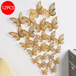 décoration gâteau papillons ornements floraux adhésifs or argent bleu rouge rose vàng trắng