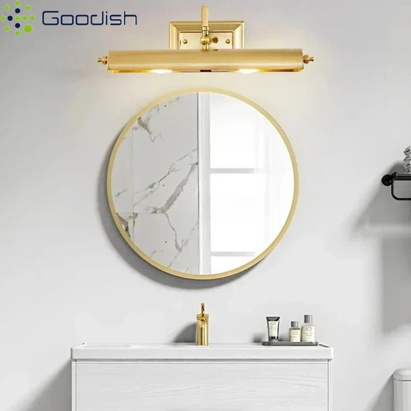 lampe murale moderne or lisse fixée mur éclairage quotidien led 220v 110v