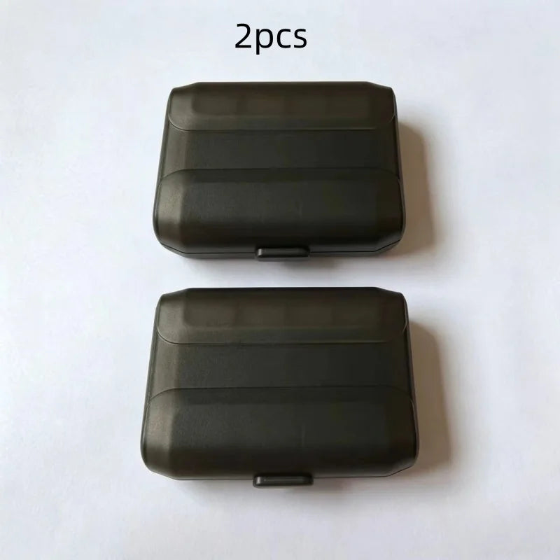 boîte rangement piles rechargeables noire pratique compacte anti lumière qualité supérieure robuste portable pièces